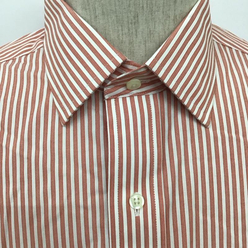 ブルックスブラザーズ BROOKS BROTHERS シャツ、ブラウス 長袖 長袖シャツ カジュアルシャツ カラーシャツ ストライプシャツ ストライプ 白 / ホワイト / X 赤 / レッド /  メンズ USED 古着 中古 10111268