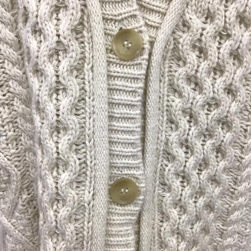 マウジー MOUSSY ベスト ベスト 010DAW70-5360 2WAYCABLESWITCHベスト ケーブルニットベスト ノースリーブカットソー FREE  白 / ホワイト /  レディース USED 古着 中古 10110895