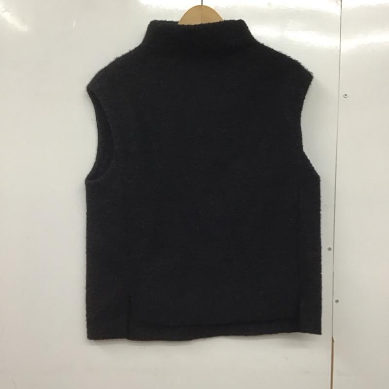 ザラ ZARA ベスト ベスト ニットベスト ノースリーブカットソー プルオーバー M 無地 黒 / ブラック /  レディース USED 古着 中古 10145402