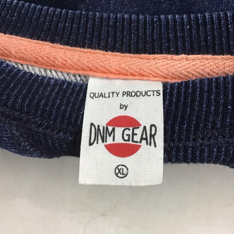ドゥニーム Denime トレーナー 長袖 DM14AW-1308-238 スウェット ラグランスリーブ XL 無地 紺 / ネイビー /  メンズ USED 古着 中古 10145227