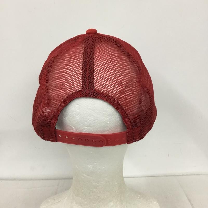 ニューエラ NEW ERA 帽子 キャップ PLAY BOY メッシュキャップ ロゴ、文字 赤 / レッド /  メンズ USED 古着 中古 10133926