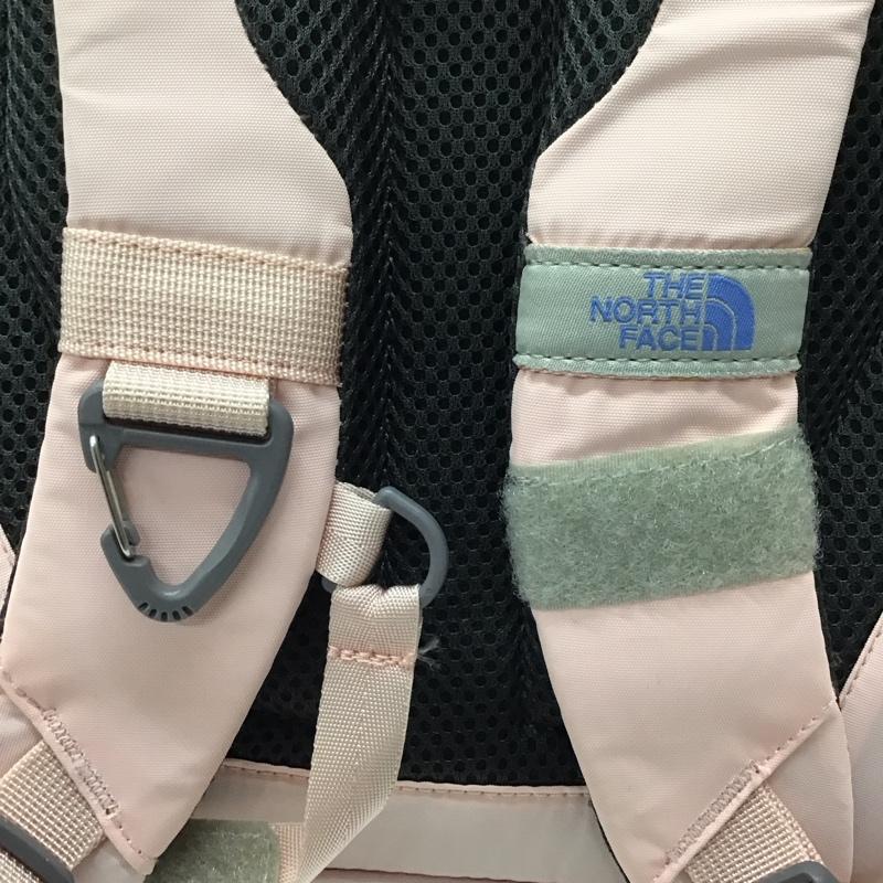 ザノースフェイス THE NORTH FACE バッグ バッグ NMJ72005 ホームスライス Homeslice キッズ リュック バックパック デイバック 刺繍 ロゴ、文字 桃 / ピンク /  ガールズ USED 古着 中古 10121632