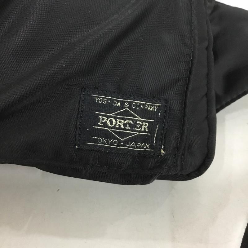 ポーター PORTER ウエストバッグ ウエストバッグ タンカー ロゴ、文字 黒 / ブラック /  メンズ USED 古着 中古 10143546