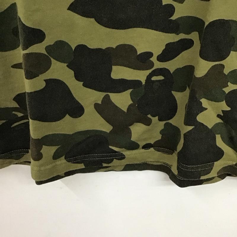 アベイシングエイプ A BATHING APE Tシャツ 半袖 半袖カットソー プリントTシャツ クルーネックカットソー L プリント マルチカラー / マルチカラー /  メンズ USED 古着 中古 10150592