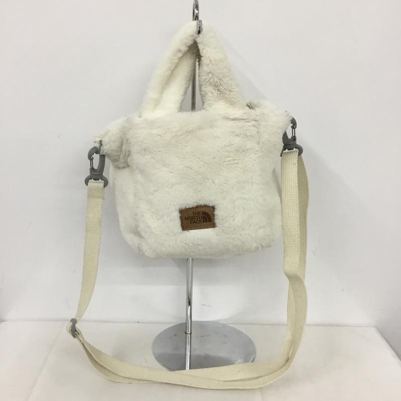 ザノースフェイス THE NORTH FACE ショルダーバッグ ショルダーバッグ NN2PP68M PLUMPY TOTE BAG ハンドバッグ 2WAY ロゴ、文字 白 / ホワイト /  レディース USED 古着 中古 10139099