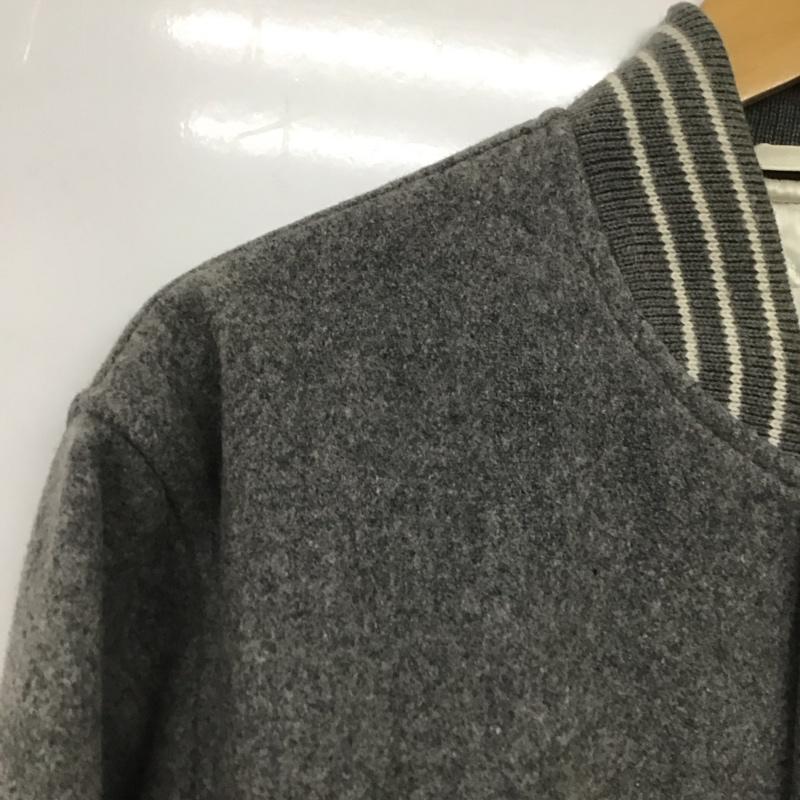 マクベス MACBETH ジャケット、上着 ジャケット、ブレザー スタジャン アウター 古着 前ボタン L ロゴ、文字 灰 / グレー /  メンズ USED 古着 中古 10139870