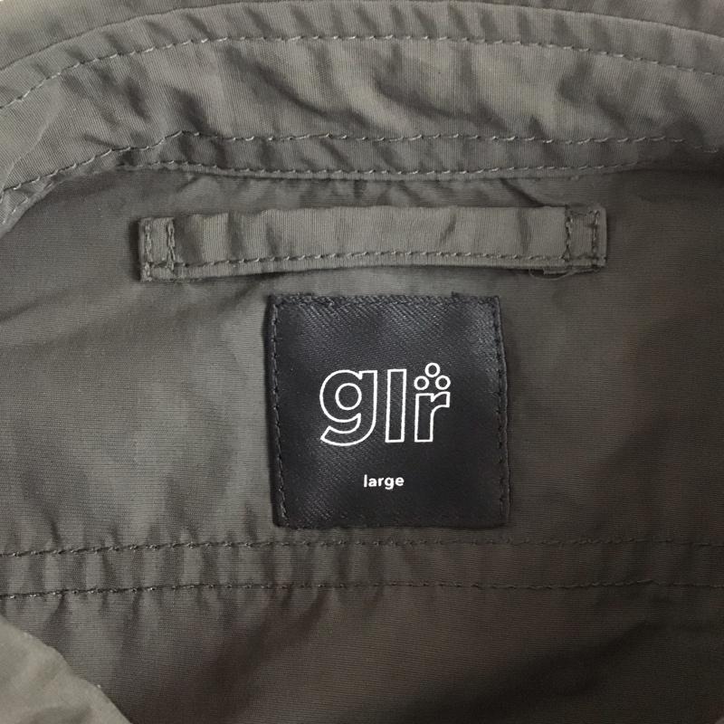 グリーンレーベルリラクシング green label relaxing シャツ、ブラウス 長袖 3211-199-3208 ナイロンコットンワークシャツ 長袖シャツ カジュアルシャツ L 無地 黒 / ブラック /  メンズ USED 古着 中古 10114572