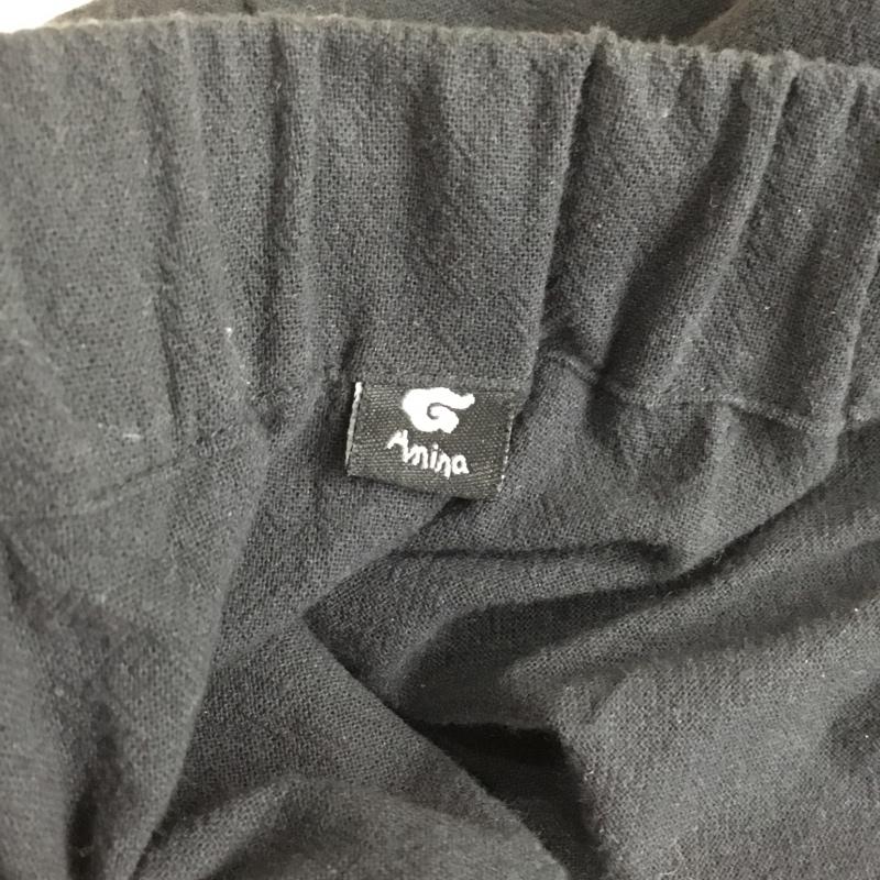 アミナ Amina パンツ サルエルパンツ 無地 黒 / ブラック /  メンズ USED 古着 中古 10150667