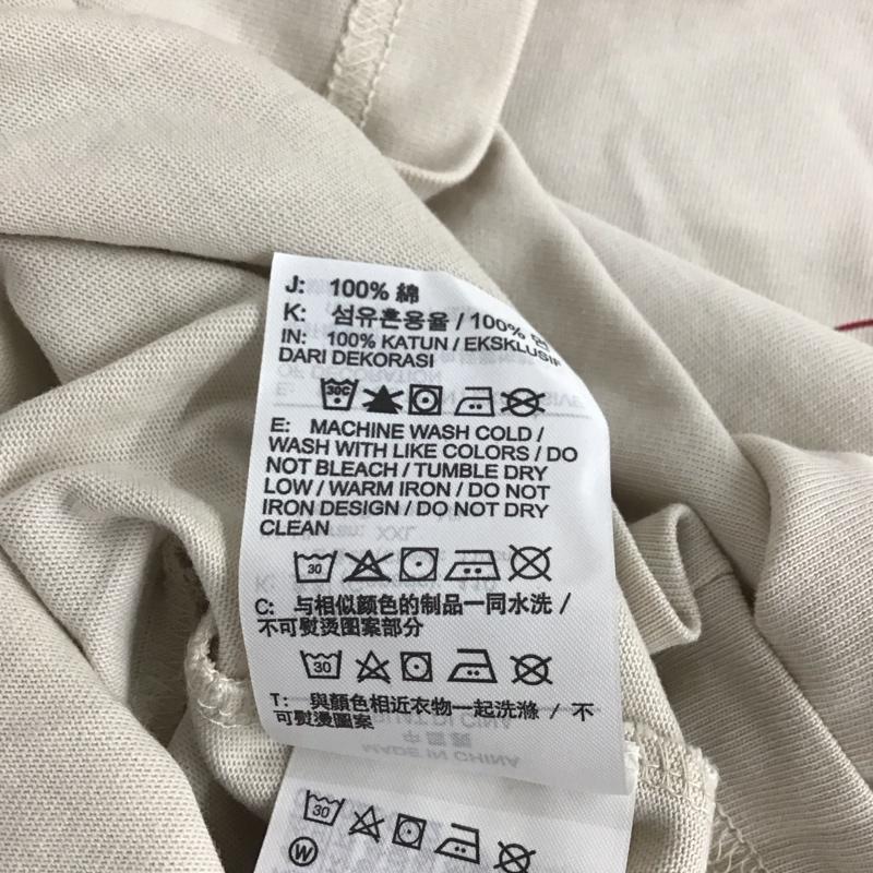 エアジョーダン AIR JORDAN カットソー 長袖 dm0847-104 ジョーダンFLTヘリテージ85L/Sクルー 長袖カットソー プリントTシャツ XXL ロゴ、文字 ベージュ / ベージュ /  メンズ USED 古着 中古 10132712