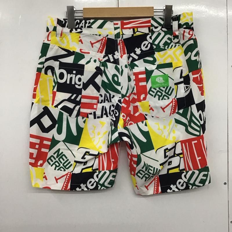 ニューエラ NEW ERA パンツ ショートパンツ ショートパンツ ハーフパンツ カジュアルパンツ L プリント マルチカラー / マルチカラー /  メンズ USED 古着 中古 10147344