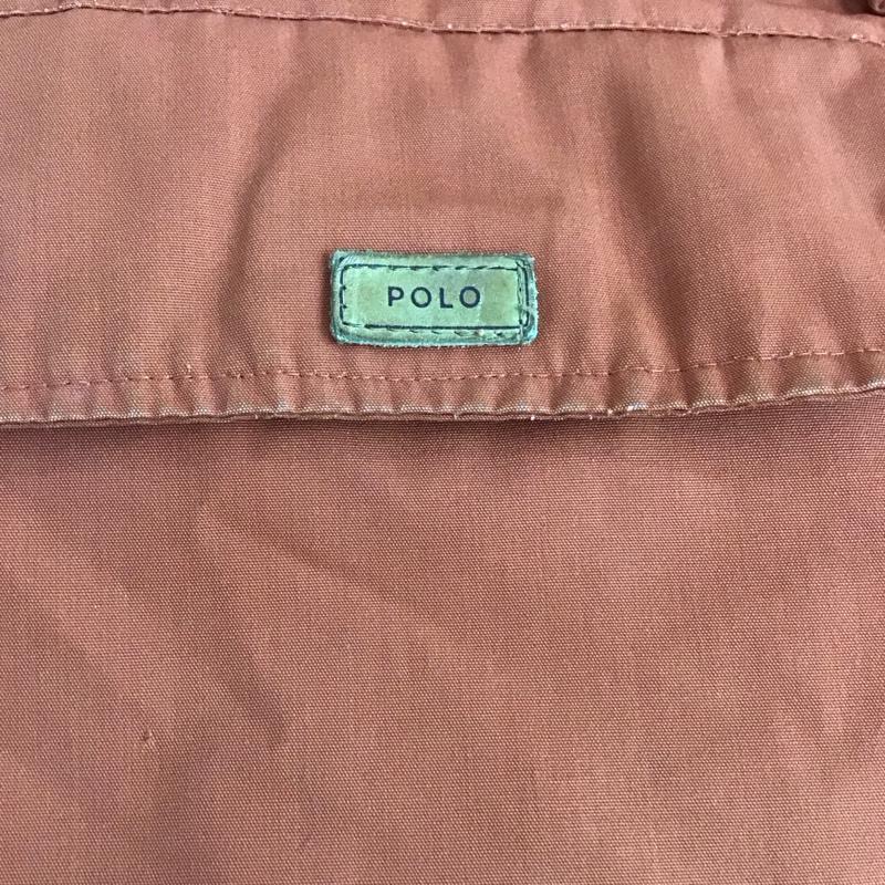 ポロバイラルフローレン Polo by RALPH LAUREN ジャケット、上着 ジャンパー、ブルゾン ジップアップジャケット アウター 古着 ジップアップパーカー L 無地 橙 / オレンジ /  メンズ USED 古着 中古 10143427
