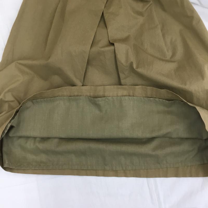 エムエイチエル MHL. スカート ひざ丈スカート 1 無地 ベージュ / ベージュ /  レディース USED 古着 中古 10110712