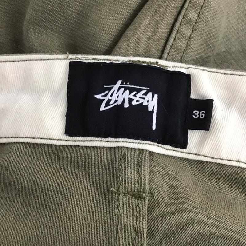 ステューシー STUSSY パンツ ワークパンツ、ペインターパンツ ワイドパンツ カジュアルパンツ ワークパンツ ミリタリーパンツ 36 無地 カーキ / カーキ /  メンズ USED 古着 中古 10147852