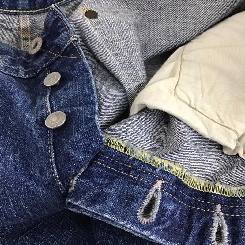 テンダーロイン TENDERLOIN パンツ デニム、ジーンズ デニムパンツ ワイドパンツ カジュアルパンツ 38 無地 インディゴ / インディゴ /  メンズ USED 古着 中古 10115941