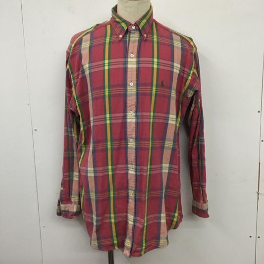 ラルフローレン RALPHLAUREN シャツ、ブラウス 長袖 長袖シャツ カラーシャツ 長袖カットソー チェックシャツ M チェック マルチカラー / マルチカラー /  メンズ USED 古着 中古 10124535