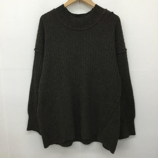 ジーナシス JEANASIS ニット、セーター 長袖 JS064135MN FREE 無地 カーキ / カーキ /  レディース USED 古着 中古 10138244