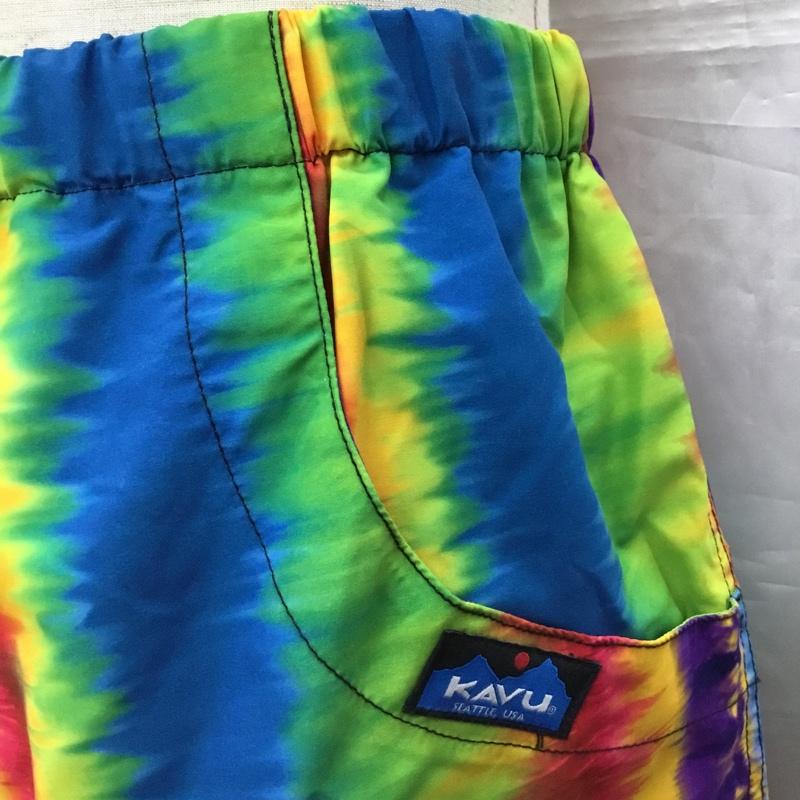 カブー KAVU パンツ ショートパンツ ハーフパンツ ショートパンツ カジュアルパンツ アウトドア M プリント マルチカラー / マルチカラー /  メンズ USED 古着 中古 10120109