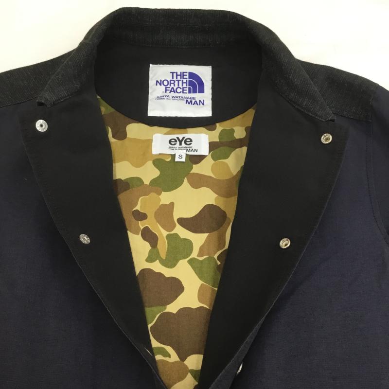 ジュンヤワタナベコムデギャルソンマン JUNYA WATANABE COMME des GARCONS MAN ジャケット、上着 ジャケット、ブレザー 異素材 コンビ コーチジャケット WQ-J902 S ロゴ、文字 紺 / ネイビー /  メンズ USED 古着 中古 10108088