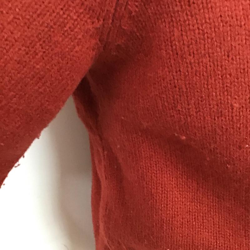 エルエルビーン L.L.Bean パーカー 長袖 285441 ニット フーディー フルジップ 裏ボア M 無地 赤 / レッド /  メンズ USED 古着 中古 10112654