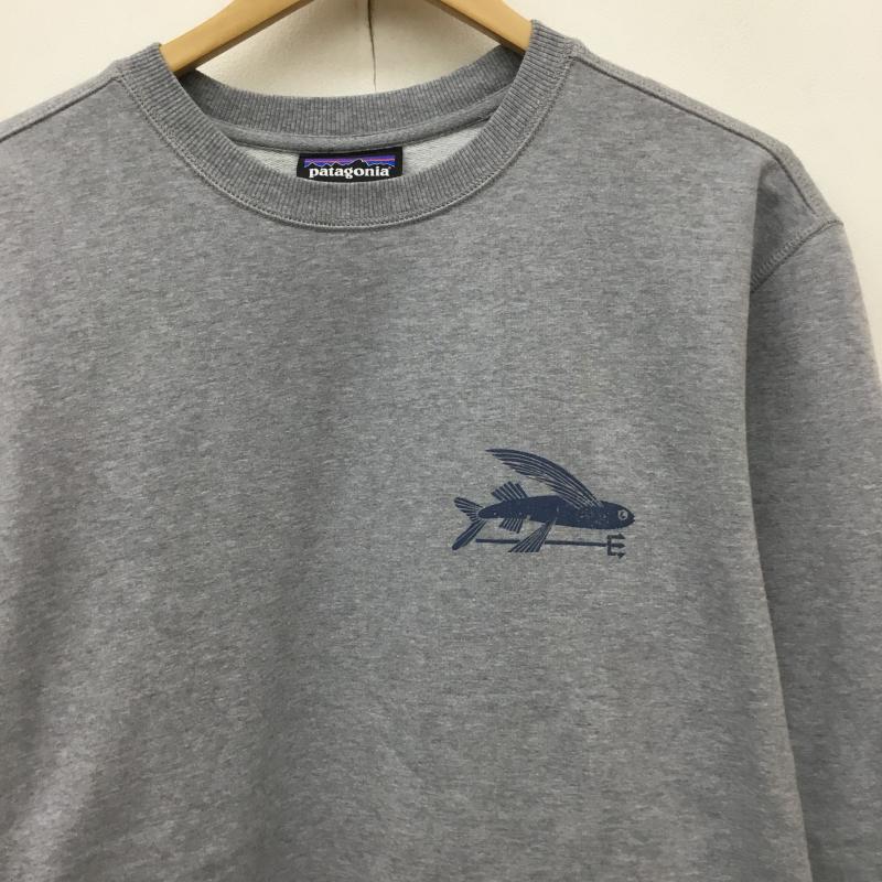 パタゴニア patagonia トレーナー 長袖 39404FA15 S ロゴ、文字 X  灰 / グレー /  メンズ USED 古着 中古 10141443