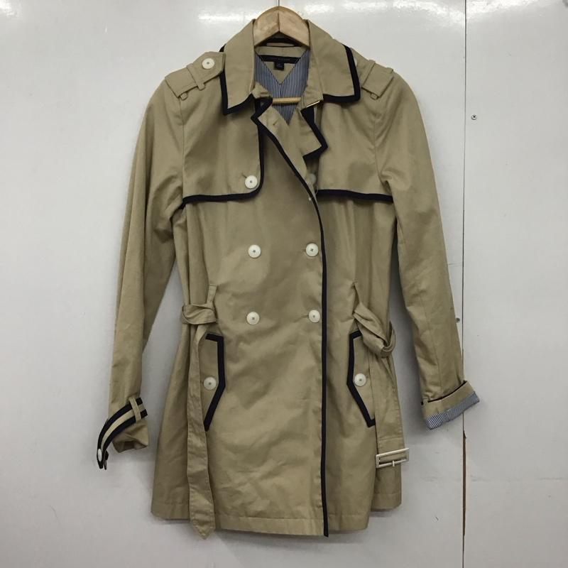 トミーヒルフィガー TOMMY HILFIGER コート トレンチコート S 無地 ベージュ / ベージュ /  レディース USED 古着 中古 10147895