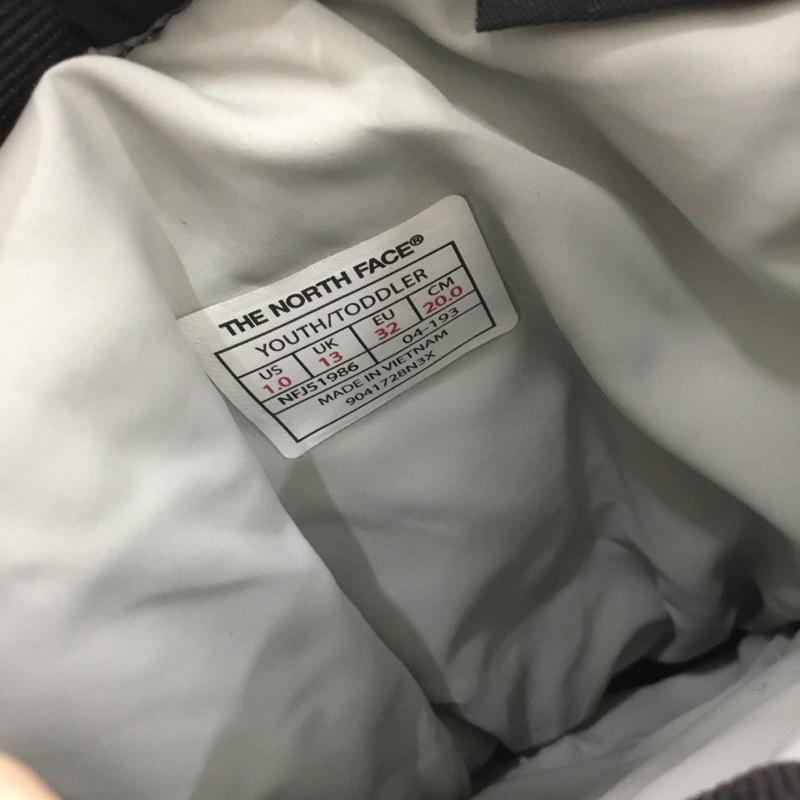 ザノースフェイス THE NORTH FACE シューズ シューズ NFJ51986 ヌプシ ブーツ スノーブーツ アウトドア K Nuptse Bootie Wide キッズ 20cm 20.0cm ロゴ、文字 黒 / ブラック /  ボーイズ USED 古着 中古 10138007