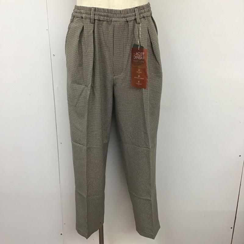 フリークスストア FREAK S STORE パンツ スラックス スラックスパンツ ワイドパンツ カジュアルパンツ センタータックパンツ L チェック マルチカラー / マルチカラー /  メンズ USED 古着 中古 10112730
