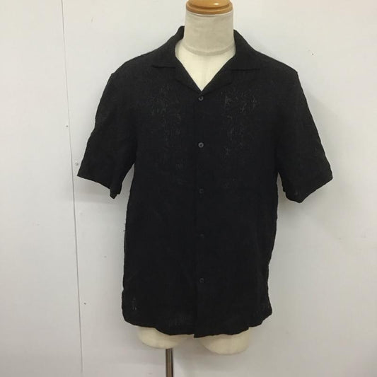 ザラ ZARA シャツ、ブラウス 半袖 半袖シャツ 無地シャツ カラーシャツ S  黒 / ブラック /  メンズ USED 古着 中古 10126660