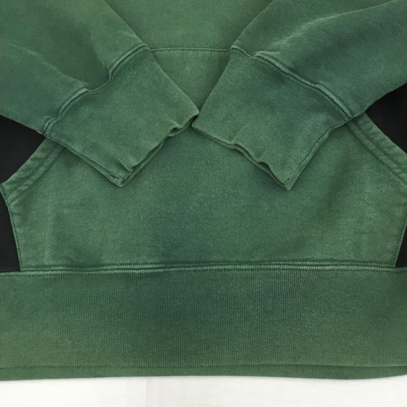 シュプリーム Supreme パーカー 長袖 FW19 Paneled Arc Hooded Sweatshirt L ロゴ、文字 黒 / ブラック / X 緑 / グリーン /  メンズ USED 古着 中古 10150029
