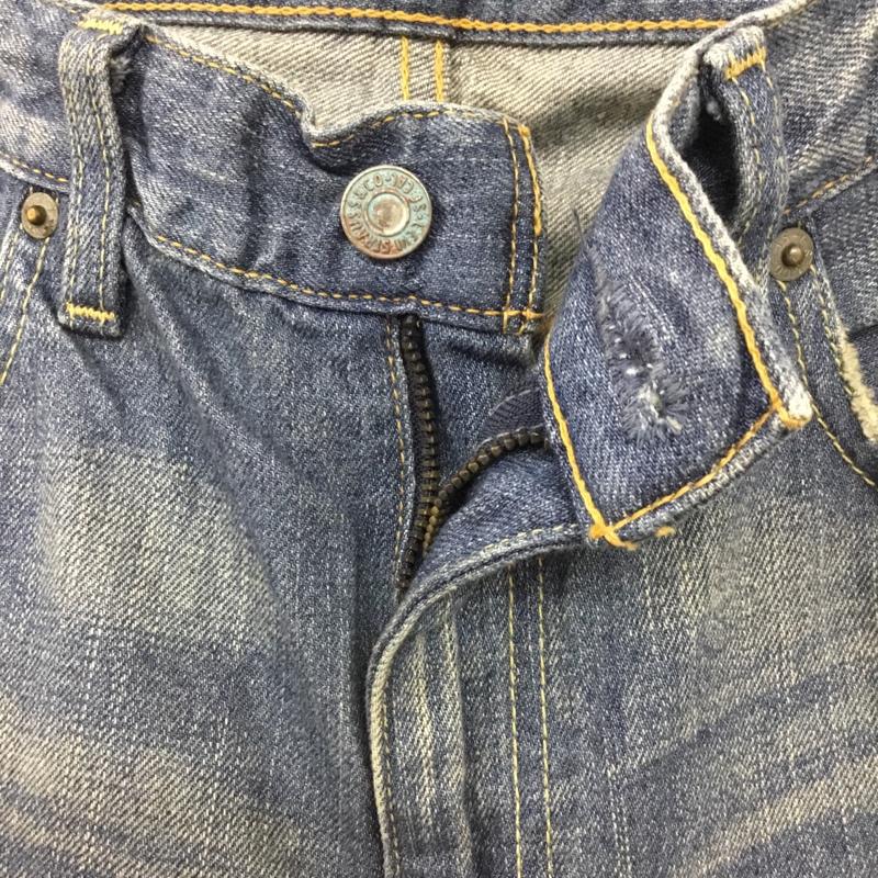 リーバイストラウスアンドコー Levi Strauss & co. パンツ デニム、ジーンズ デニムパンツ ストレートパンツ ワイドパンツ カジュアルパンツ 505 32インチ 無地 インディゴ / インディゴ /  メンズ USED 古着 中古 10110015