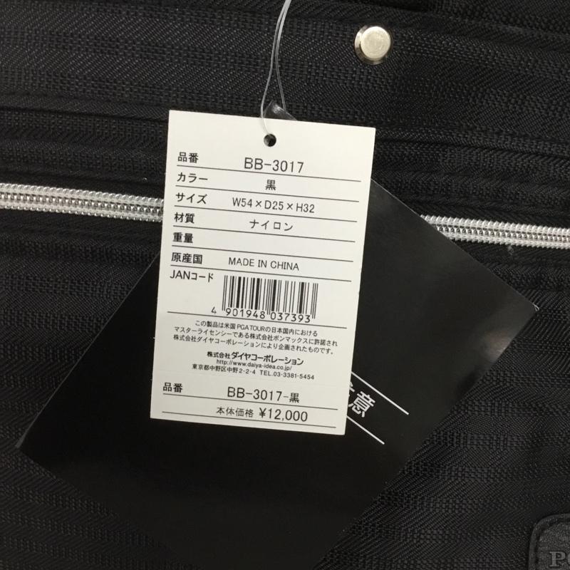 古着 USED ボストンバッグ ボストンバッグ BB-3017 PGA TOUR キャリーバッグ ゴルフバッグ ロゴ、文字 黒 / ブラック /  メンズ USED 古着 中古 10131852