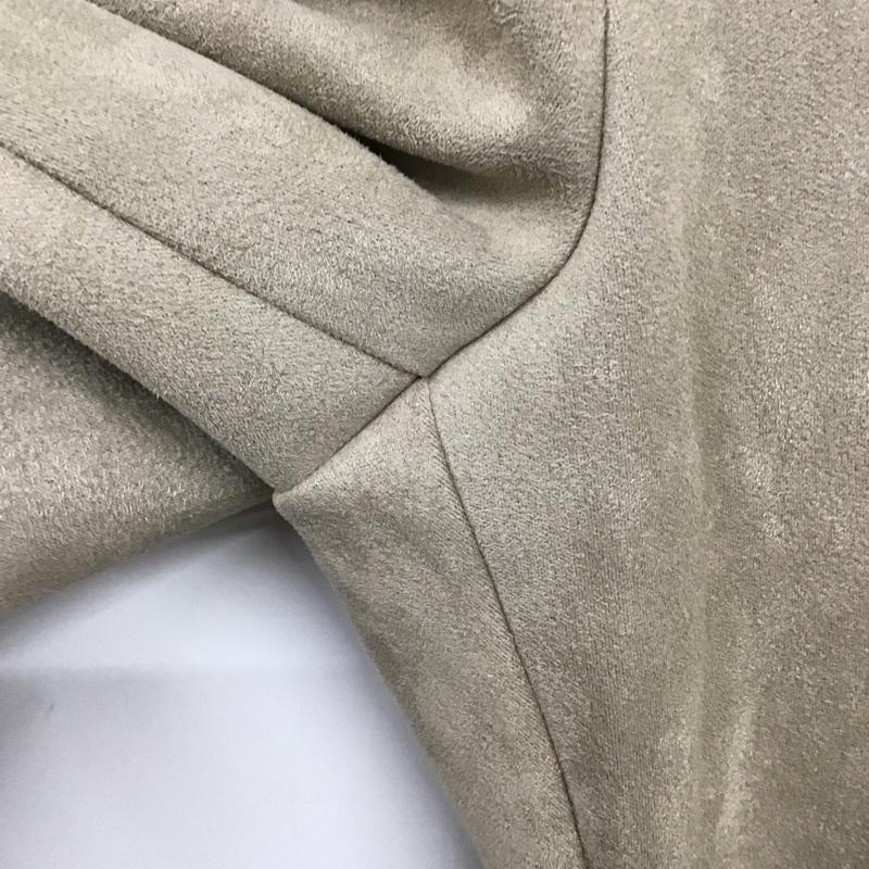 ムルーア MURUA パンツ スラックス 012060700101-04 バックスリットスウェードパンツ フレアパンツ センタータック スウェードパンツ FREE 無地 ベージュ / ベージュ /  レディース USED 古着 中古 10105655