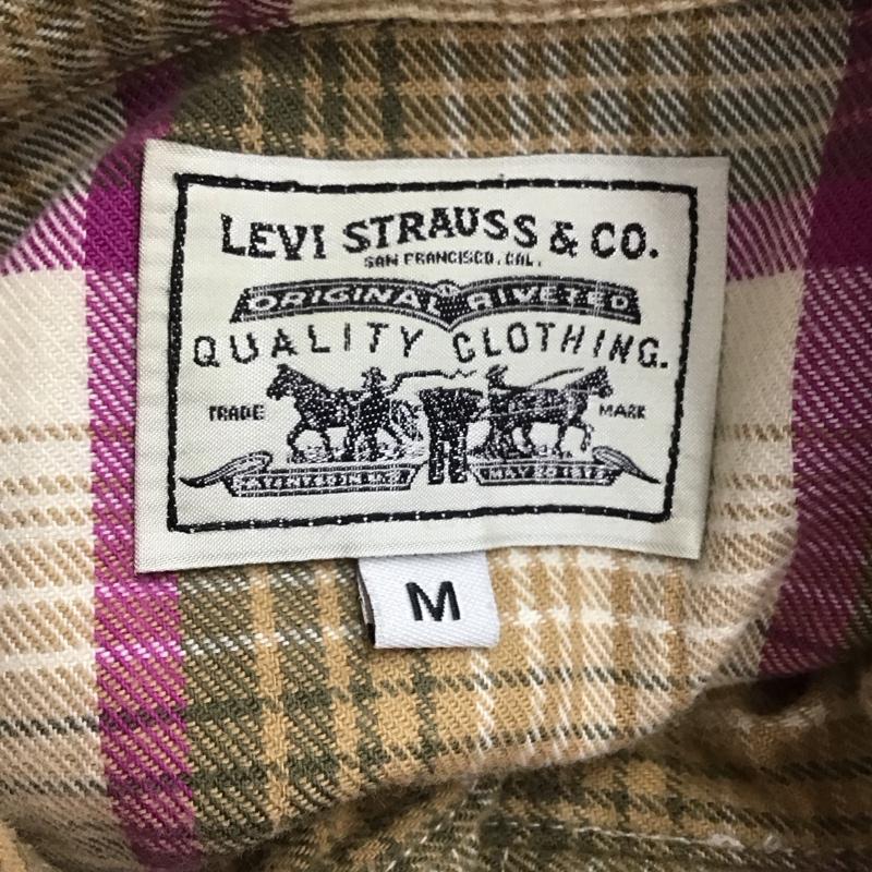 リーバイストラウスアンドコー Levi Strauss & co. シャツ、ブラウス 長袖 長袖シャツ カラーシャツ ポケットシャツ 長袖カットソー チェックシャツ M チェック マルチカラー / マルチカラー /  メンズ USED 古着 中古 10124596