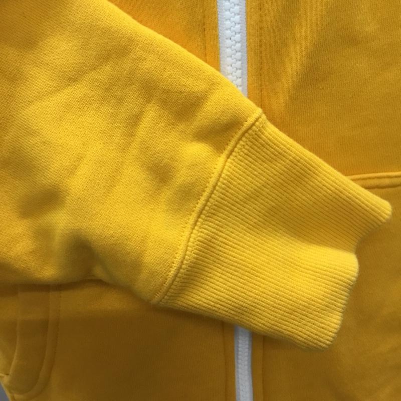 ザノースフェイス THE NORTH FACE パーカー 長袖 ジップアップパーカー 長袖パーカー フード付きパーカー M ロゴ、文字 黄 / イエロー /  メンズ USED 古着 中古 10118668