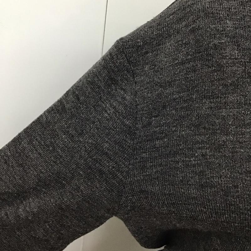 ザラ ZARA ワンピース ロングスカート 長袖ロングワンピース フレアワンピース 切り替えワンピース XL 無地 灰 / グレー /  レディース USED 古着 中古 10118564