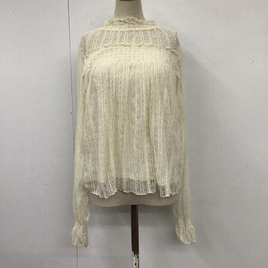ダズリン dazzlin カットソー 長袖 FREE 無地 白 / ホワイト /  レディース USED 古着 中古 10121474