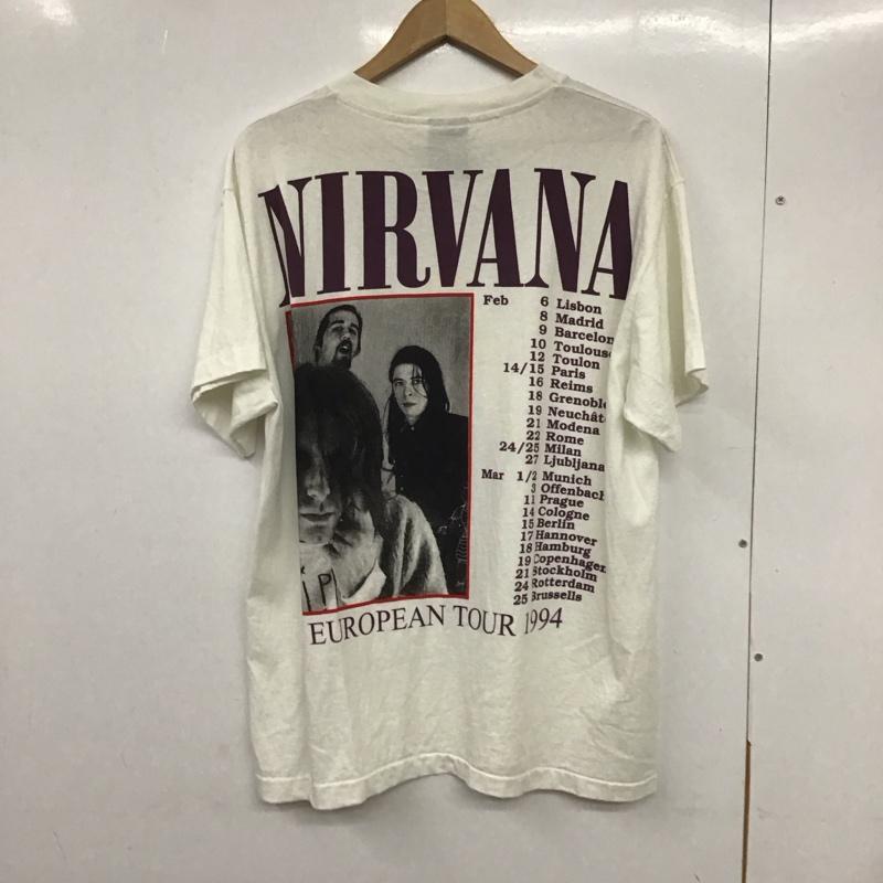 古着 USED Tシャツ 半袖 半袖カットソー プリントTシャツ クルーネックカットソー L プリント 白 / ホワイト /  メンズ USED 古着 中古 10132587