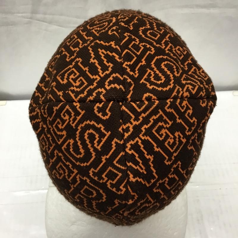 フレッシュジャイブ FRESHJIVE 帽子 ニット帽 ビーニー ロゴ、文字 茶 / ブラウン / X 橙 / オレンジ /  メンズ USED 古着 中古 10111998