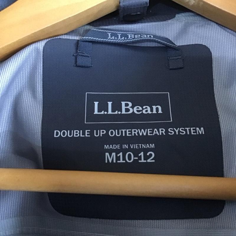 エルエルビーン L.L.Bean ジャケット、上着 ジャンパー、ブルゾン M10-12 ID295292 ポリエステル キッズ ロゴ、文字 灰 / グレー / X 青 / ブルー /  ボーイズ USED 古着 中古 10108258