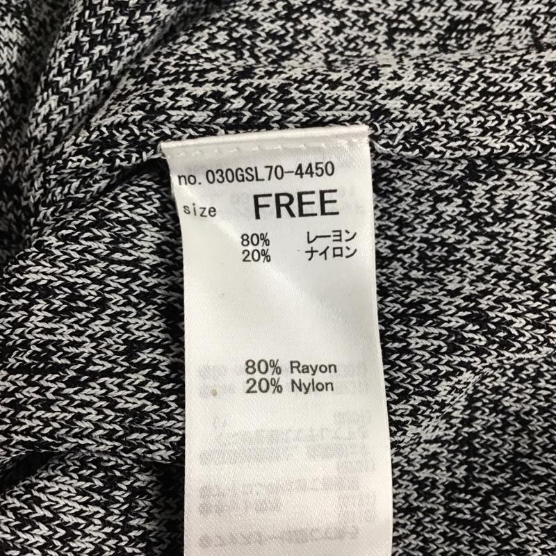 スライ SLY タンクトップ タンクトップ 030gsl70-4450 HALF ZIP KNIT トップス FREE  黒 / ブラック /  レディース USED 古着 中古 10119783