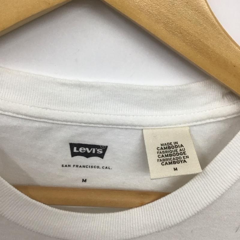 リーバイス Levi s Tシャツ 半袖 M プリント 白 / ホワイト /  メンズ USED 古着 中古 10134914