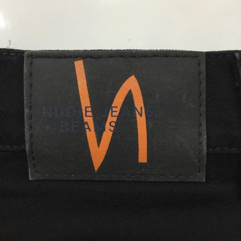 ヌーディージーンズ Nudie Jeans パンツ デニム、ジーンズ デニムパンツ スリムパンツ ストレッチパンツ ジーンズ 33インチ 無地 黒 / ブラック /  メンズ USED 古着 中古 10117105