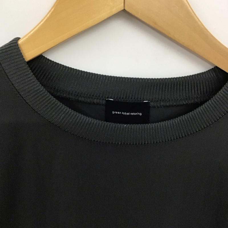 グリーンレーベルリラクシング green label relaxing カットソー 半袖 3217-199-5558 WONDERCLOTH クルーネック 半袖 Tシャツ ストレッチ 接触冷感 吸水速乾 M 無地 紺 / ネイビー /  メンズ USED 古着 中古 10148282