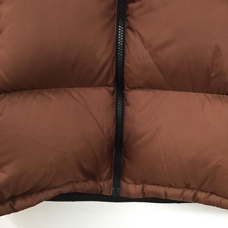 ザノースフェイス THE NORTH FACE ベスト ベスト nd92338 ヌプシベスト ジップアップベスト XL ロゴ、文字 黒 / ブラック / X 茶 / ブラウン /  メンズ USED 古着 中古 10144983