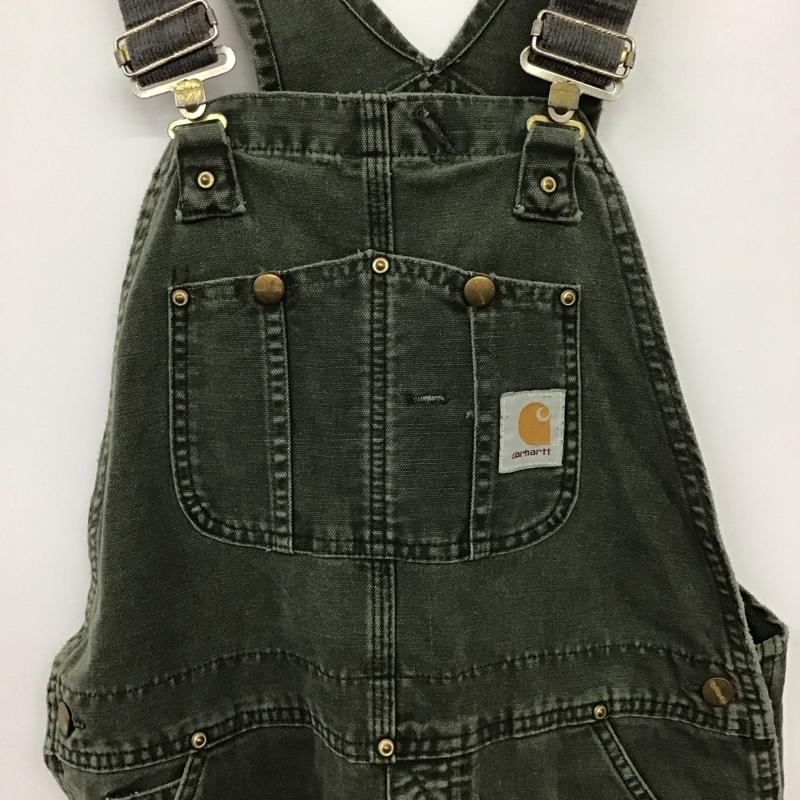 カーハート Carhartt サロペット・オーバーオール サロペット、オーバーオール 無地 カーキ / カーキ /  メンズ USED 古着 中古 10134440
