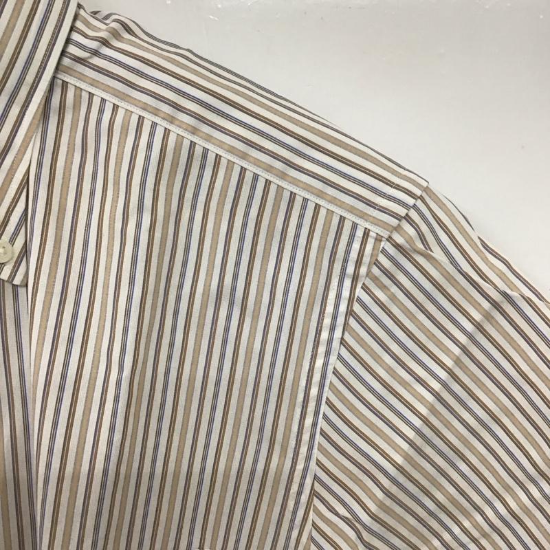 バーバリーロンドン Burberry London シャツ、ブラウス 半袖 半袖シャツ プリントシャツ ポケットシャツ ボタンダウンシャツ L ストライプ マルチカラー / マルチカラー /  メンズ USED 古着 中古 10139834