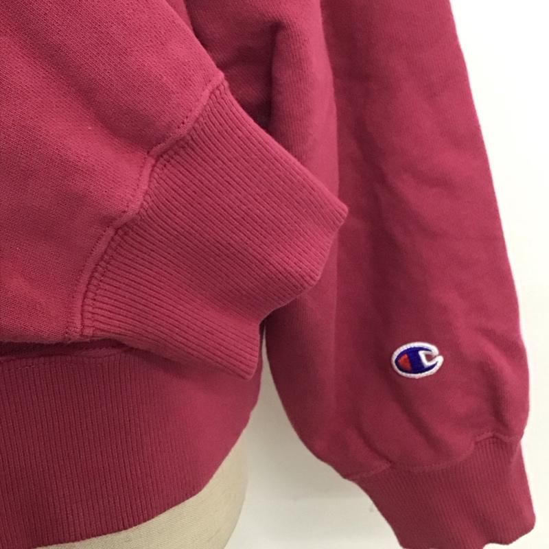 チャンピオン Champion トレーナー 長袖 CWSN012R スウェット M ワンポイント ボルドー / ボルドー /  レディース USED 古着 中古 10109604