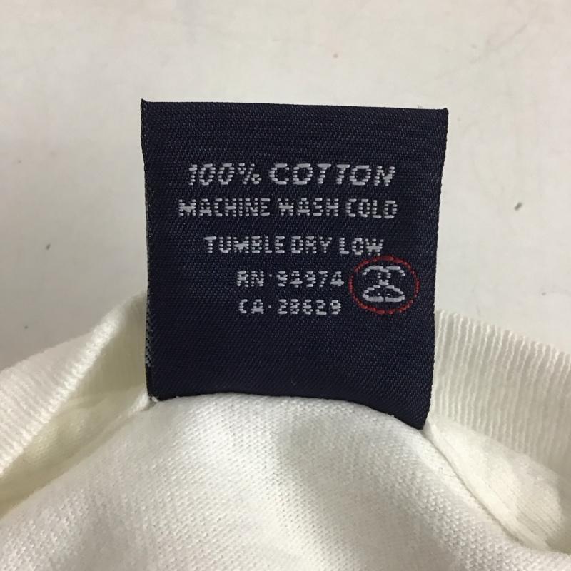 ステューシー STUSSY Tシャツ 半袖 半袖カットソー プリントTシャツ クルーネックカットソー M ロゴ、文字 白 / ホワイト /  メンズ USED 古着 中古 10131385