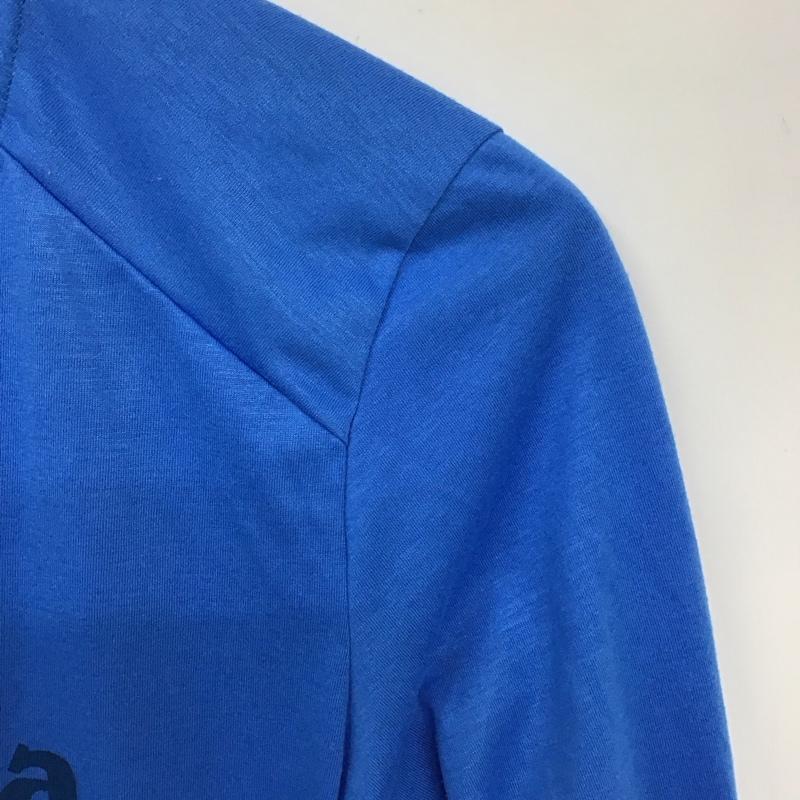 パタゴニア patagonia カットソー 長袖 長袖カットソー 無地カットソー クルーネック XS ロゴ、文字 青 / ブルー /  メンズ USED 古着 中古 10131115