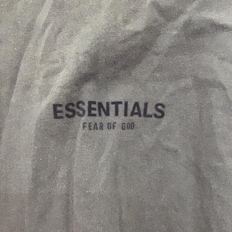エッセンシャルズ ESSENTIALS Tシャツ 半袖 L ロゴ、文字 黒 / ブラック /  メンズ USED 古着 中古 10134906